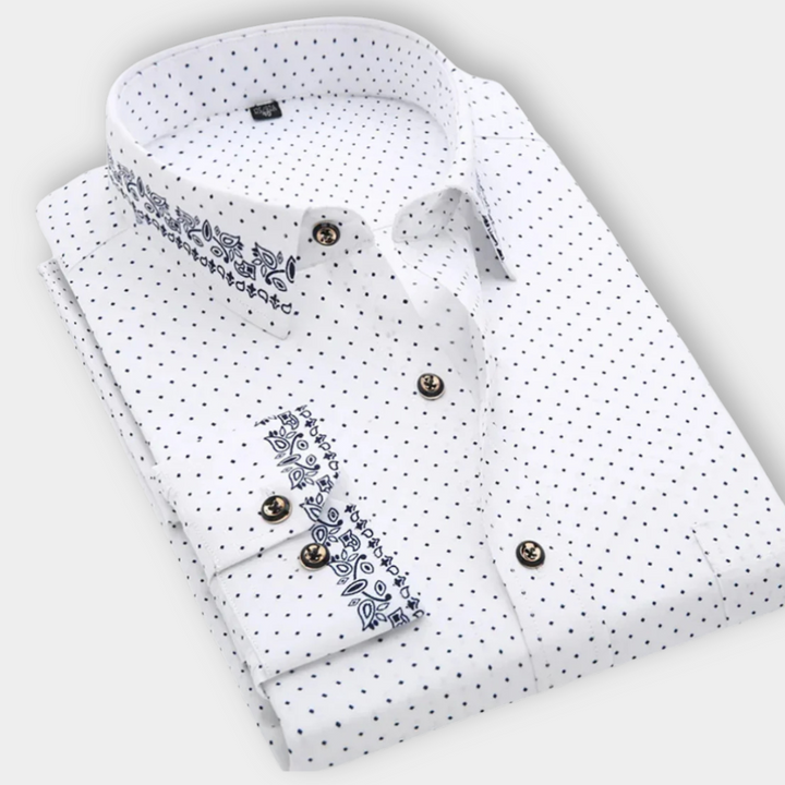 Men's Nautical Print Shirt - Coastal Style with Comfort for Casual Outings 7