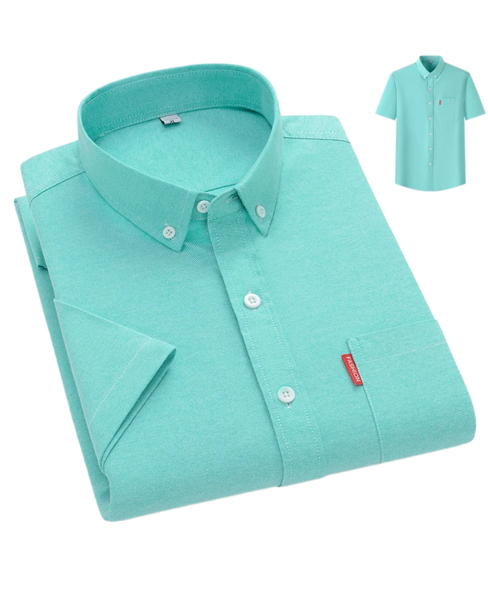 Men's Shirt - Lightweight Summer Button-Up, Breathable Casual Style for Warm Weather 1