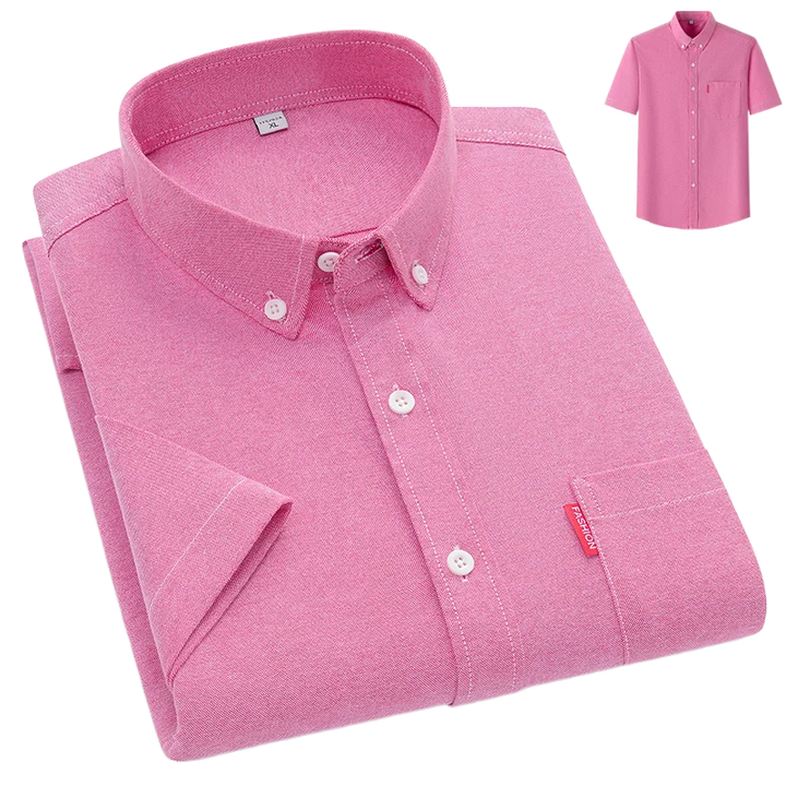 Men's Shirt - Lightweight Summer Button-Up, Breathable Casual Style for Warm Weather 6