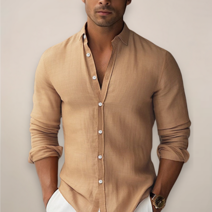 Men's Short Sleeve Casual Summer Shirt - Lightweight Versatile Style for Warm Weather 3