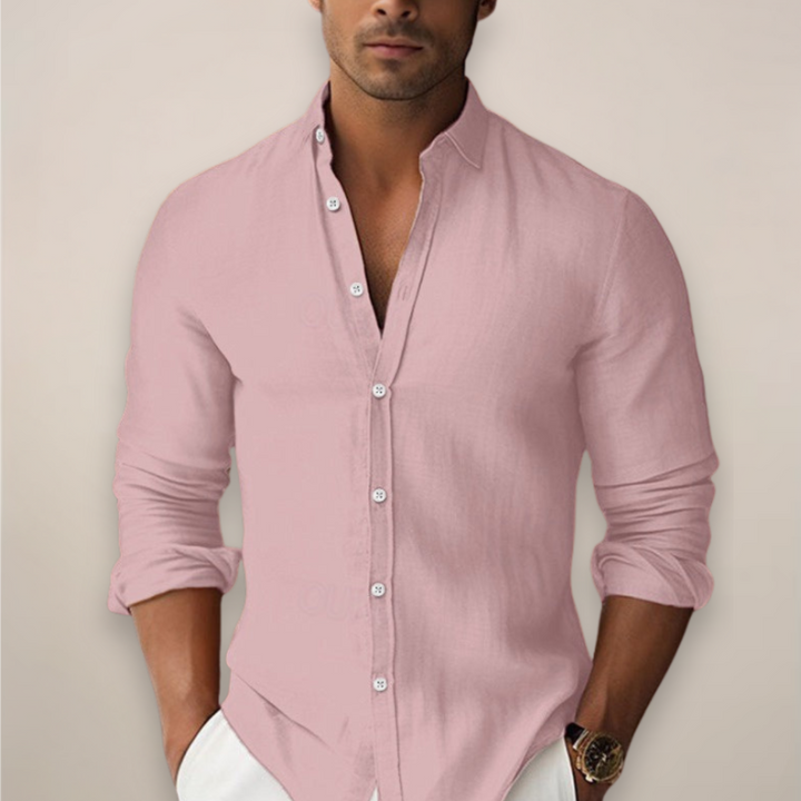 Men's Short Sleeve Casual Summer Shirt - Lightweight Versatile Style for Warm Weather 4