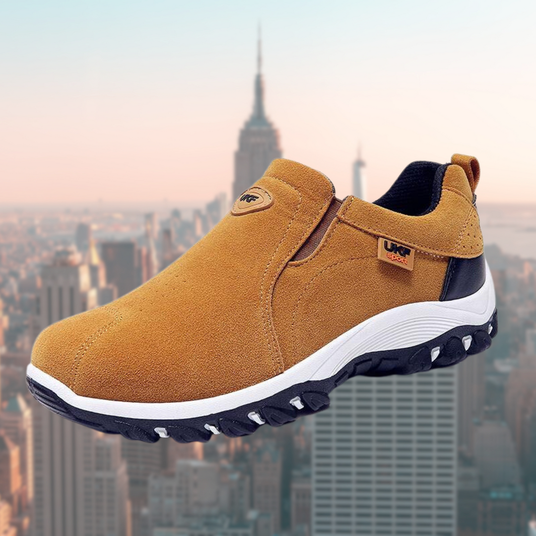 Men's Slip-On Shoes with Shock-Absorbing Sole for All-Day Comfort and Ergonomic Support 0