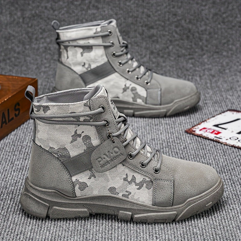 Mens Walking Boots - Durable Outdoor Boots for All-Terrain Adventures, Comfortable Fit and Ankle Support 1