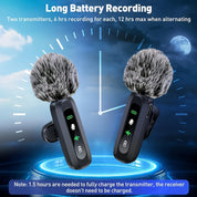 Microphone Lavalier sans fil avec connectivité USB-C pour les smartphones et les tablettes Conception compacte, idéal pour les podcasts et les vlogs 3