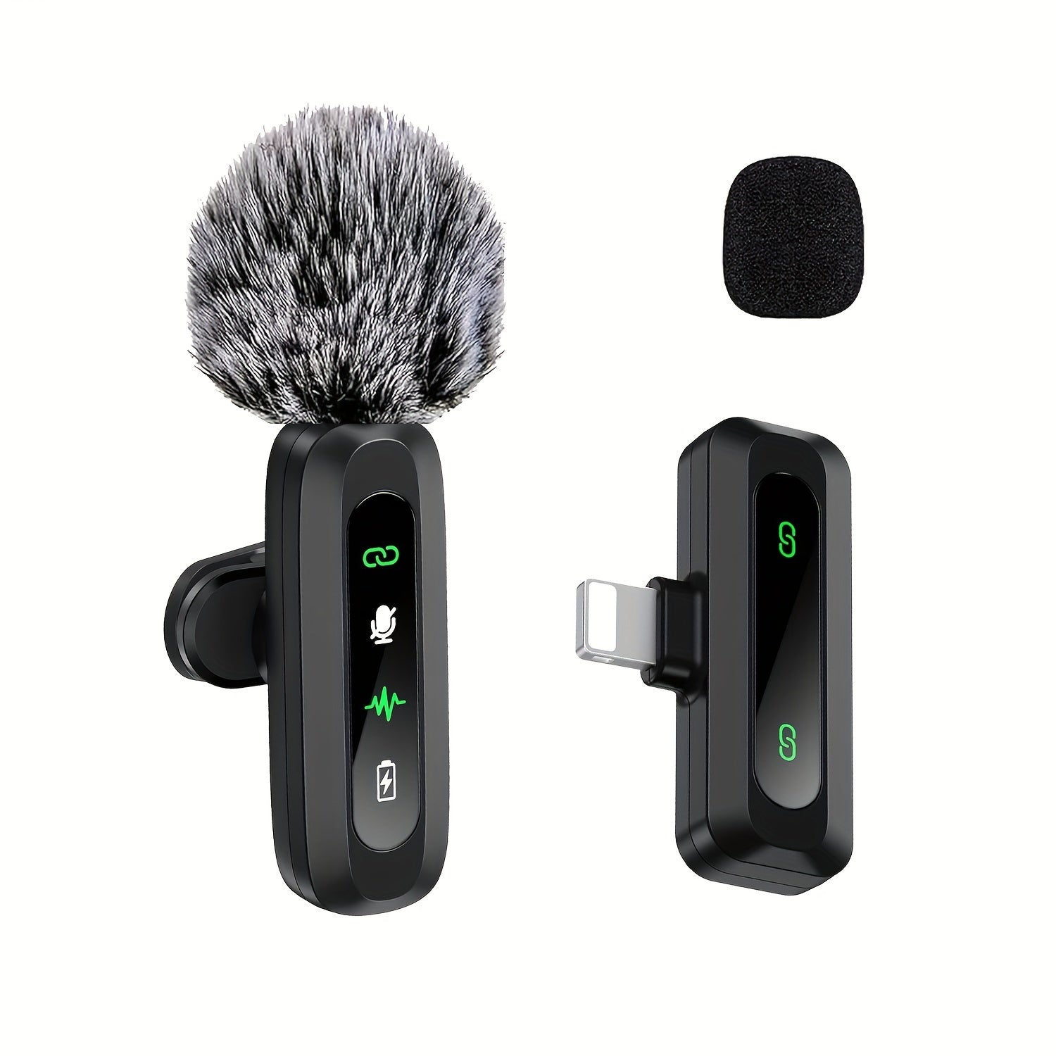 Microphone Lavalier sans fil avec connectivité USB-C pour les smartphones et les tablettes Conception compacte, idéal pour les podcasts et les vlogs 6