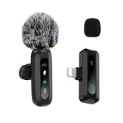 Microphone Lavalier sans fil avec connectivité USB-C pour les smartphones et les tablettes Conception compacte, idéal pour les podcasts et les vlogs 6