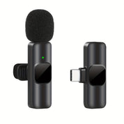 Microphone Lavalier sans fil pour enregistrements vidéo et conception compacte en streaming en direct avec une qualité sonore élevée et une connexion USB-C 0