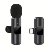 Microphone Lavalier sans fil pour enregistrements vidéo et conception compacte en streaming en direct avec une qualité sonore élevée et une connexion USB-C 1