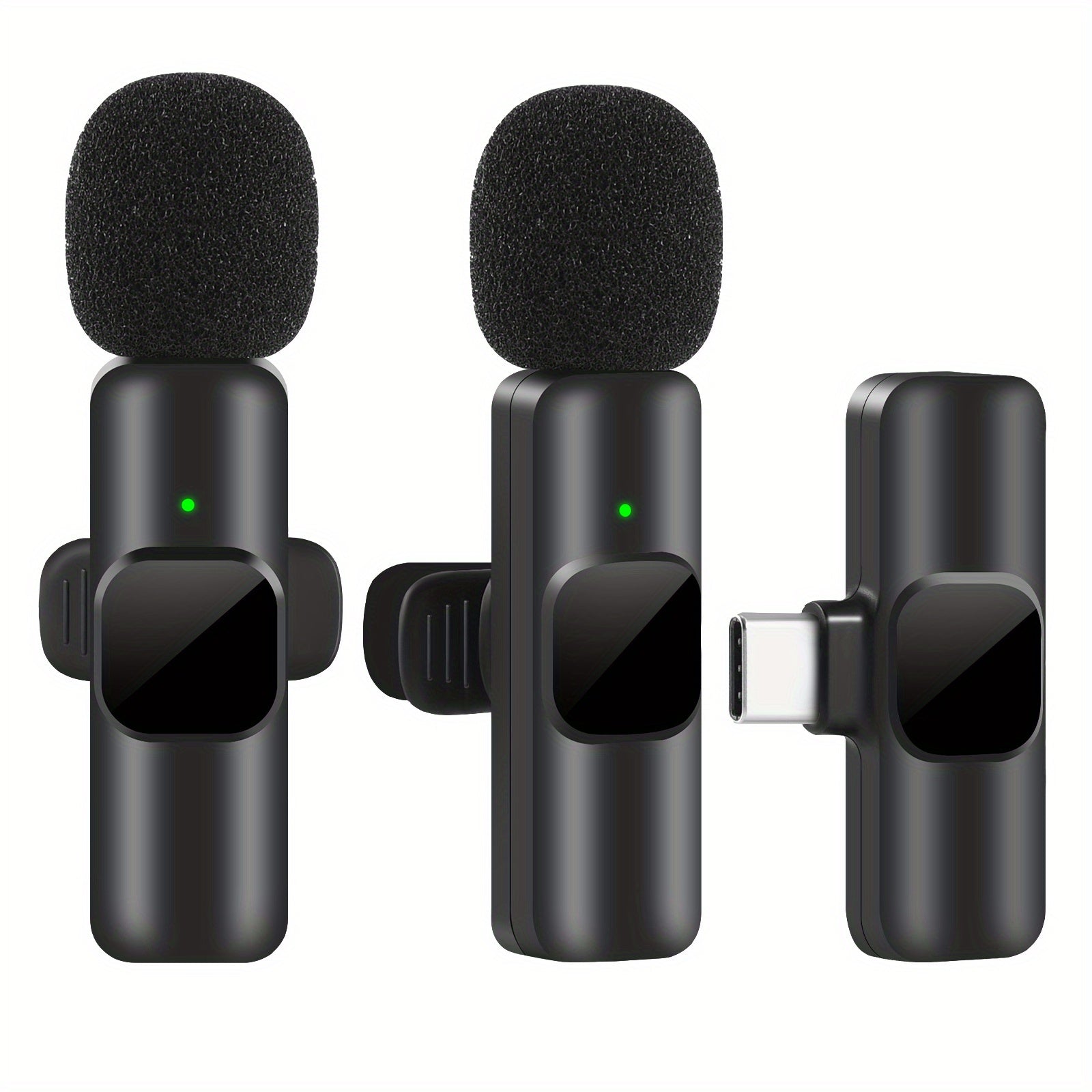 Microphone Lavalier sans fil pour enregistrements vidéo et conception compacte en streaming en direct avec une qualité sonore élevée et une connexion USB-C 3