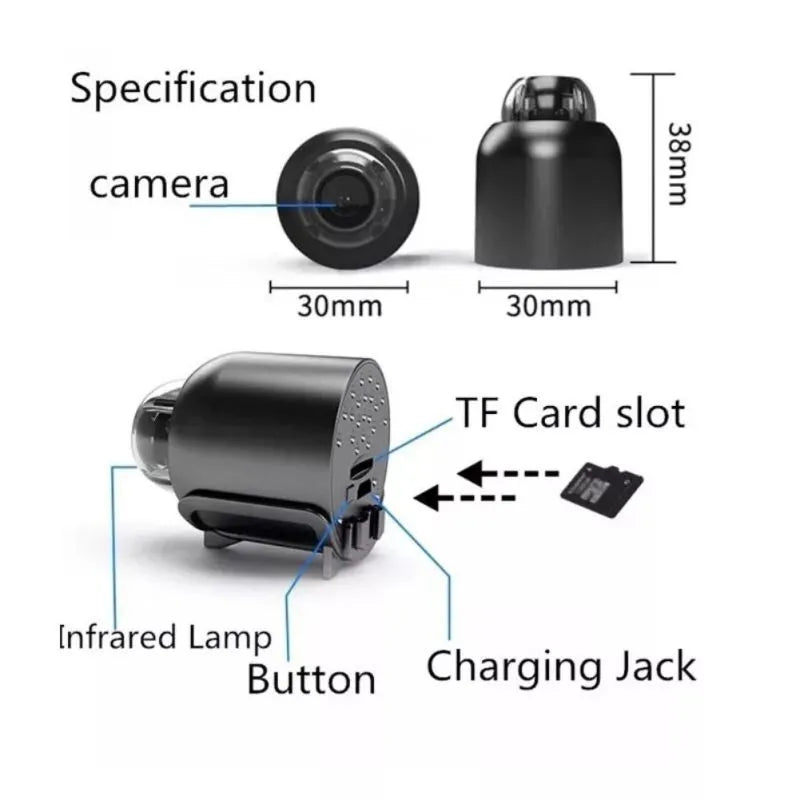Mini 5G Wiless WiFi Camera 1080p HD 4