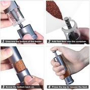 Mini distributeur de nourriture pour poissons d'aquarium 7