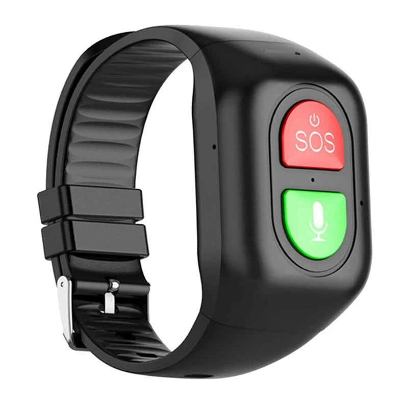 Montre connectée GPS ancienne génération – Tracker SOS 4G, surveillance de la santé et alertes d'urgence 0