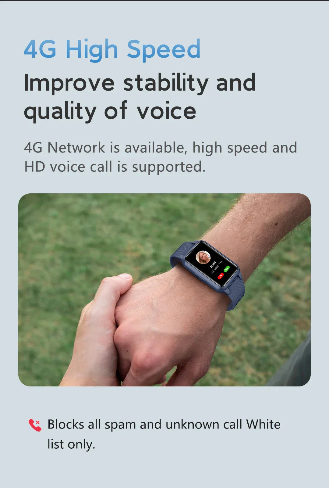 Montre connectée antichute pour seniors - Alarme médicale 4G avec GPS et SOS 3