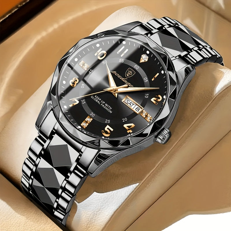 Montre de sport multifonctionnelle et étanche pour homme - Titane 1
