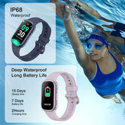 Montre intelligente étanche avec durée de vie de la batterie de 7 jours et charge rapide pour le suivi de la forme physique 2