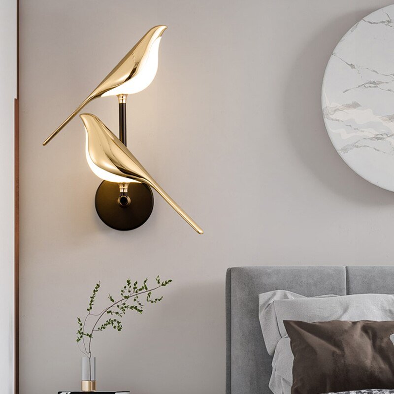 MrBird | Applique murale moderne en forme d'oiseau 6