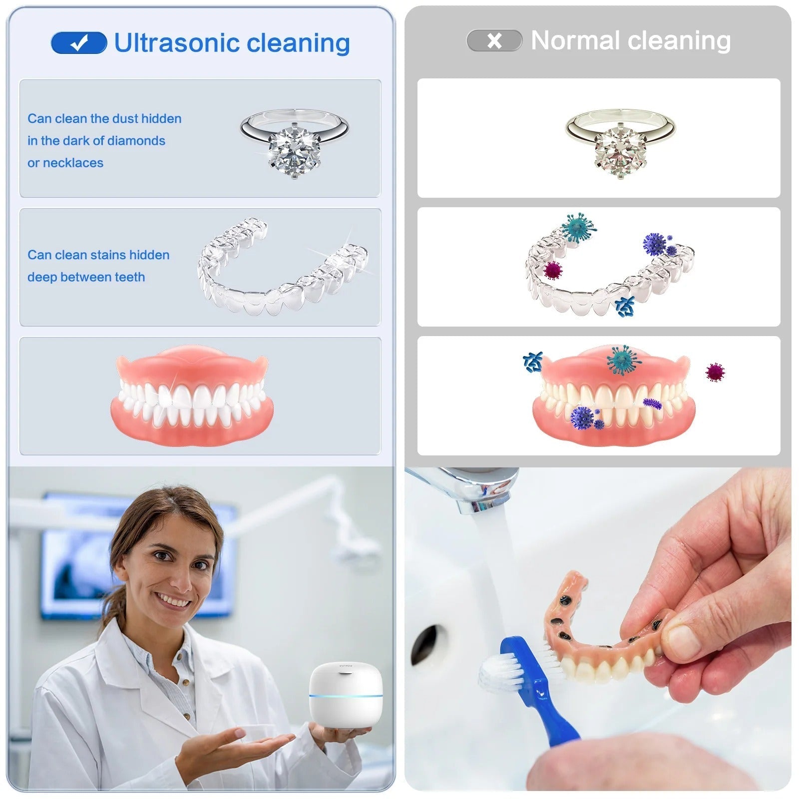 Nettoyeur de dents à ultrasons amélioré 3