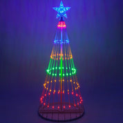 Noël – Spectacle lumineux animé multicolore à LED pour sapin de Noël en extérieur 0