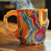 Nouvelles tasses à café en cristal minéral 4