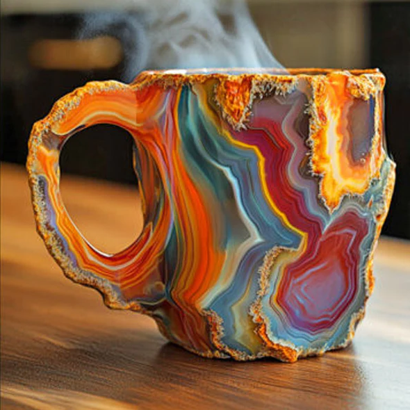 Nouvelles tasses à café en cristal minéral 4