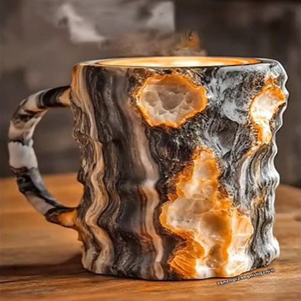 Nouvelles tasses à café en cristal minéral 5