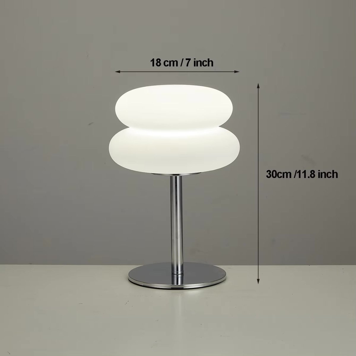 Nuage | Lampe de table en verre à intensité variable 6