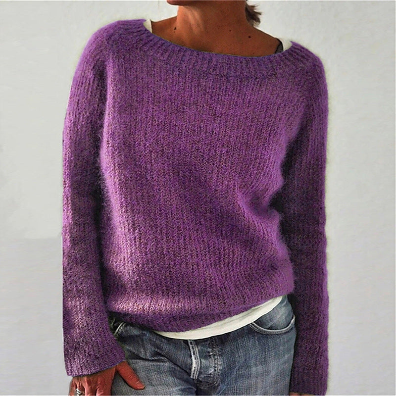 Klara | Casual Crew Neck Sweater for Women