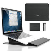 Ordinateur portable imperméable 3 en 1 avec une conception résistante aux chocs et un étui MacBook élégant résistant aux accessoires pour le voyage et le bureau 1