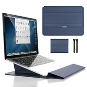 Ordinateur portable imperméable 3 en 1 avec une conception résistante aux chocs et un étui MacBook élégant résistant aux accessoires pour le voyage et le bureau 2