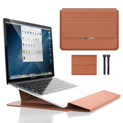 Ordinateur portable imperméable 3 en 1 avec une conception résistante aux chocs et un étui MacBook élégant résistant aux accessoires pour le voyage et le bureau 3