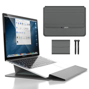 Ordinateur portable imperméable 3 en 1 avec une conception résistante aux chocs et un étui MacBook élégant résistant aux accessoires pour le voyage et le bureau 4