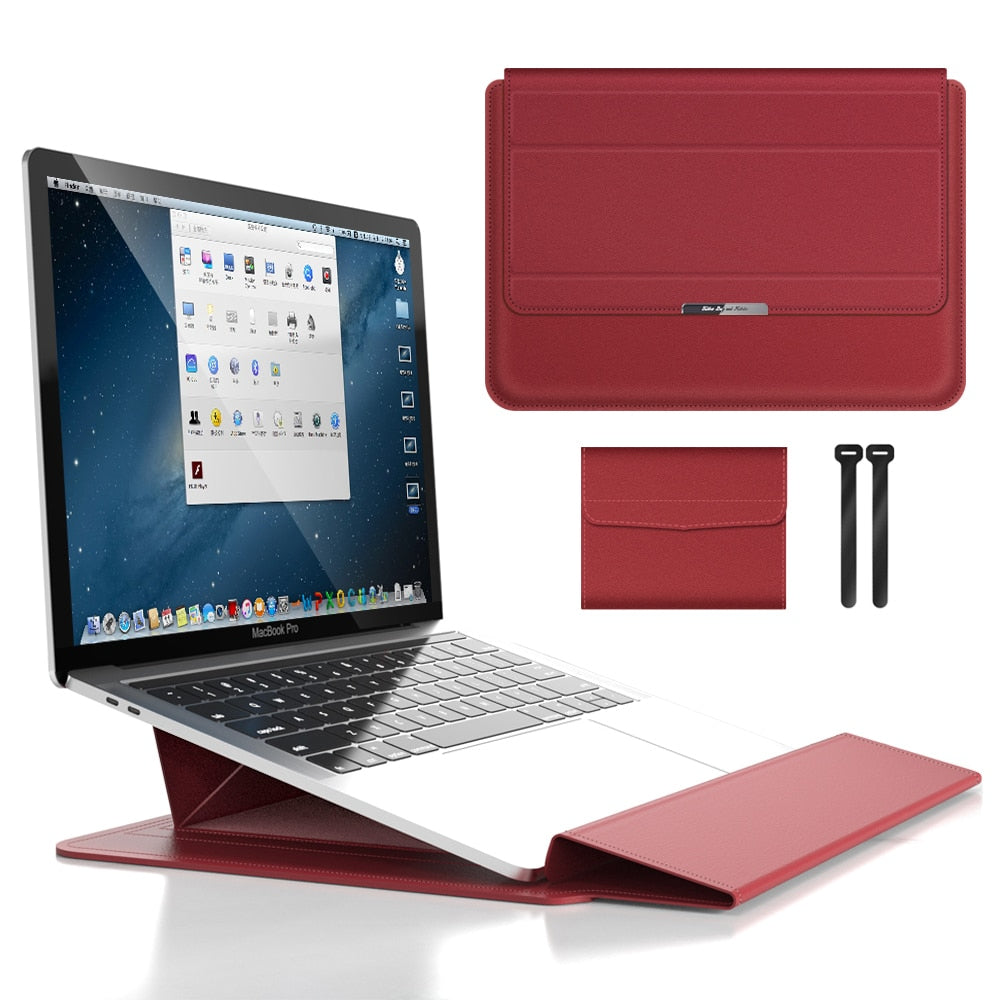 Ordinateur portable imperméable 3 en 1 avec une conception résistante aux chocs et un étui MacBook élégant résistant aux accessoires pour le voyage et le bureau 6