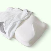 Oreiller cervical en mousse à mémoire de forme papillon avec accoudoirs pour dormeurs sur le côté et sur le dos 5