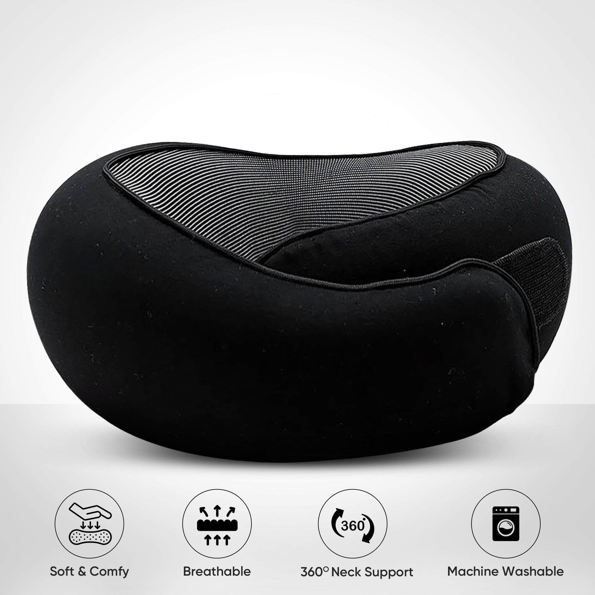 Oreiller de voyage pour le cou - Confortable et offrant un soutien complet - 1 acheté, 1 offert 3