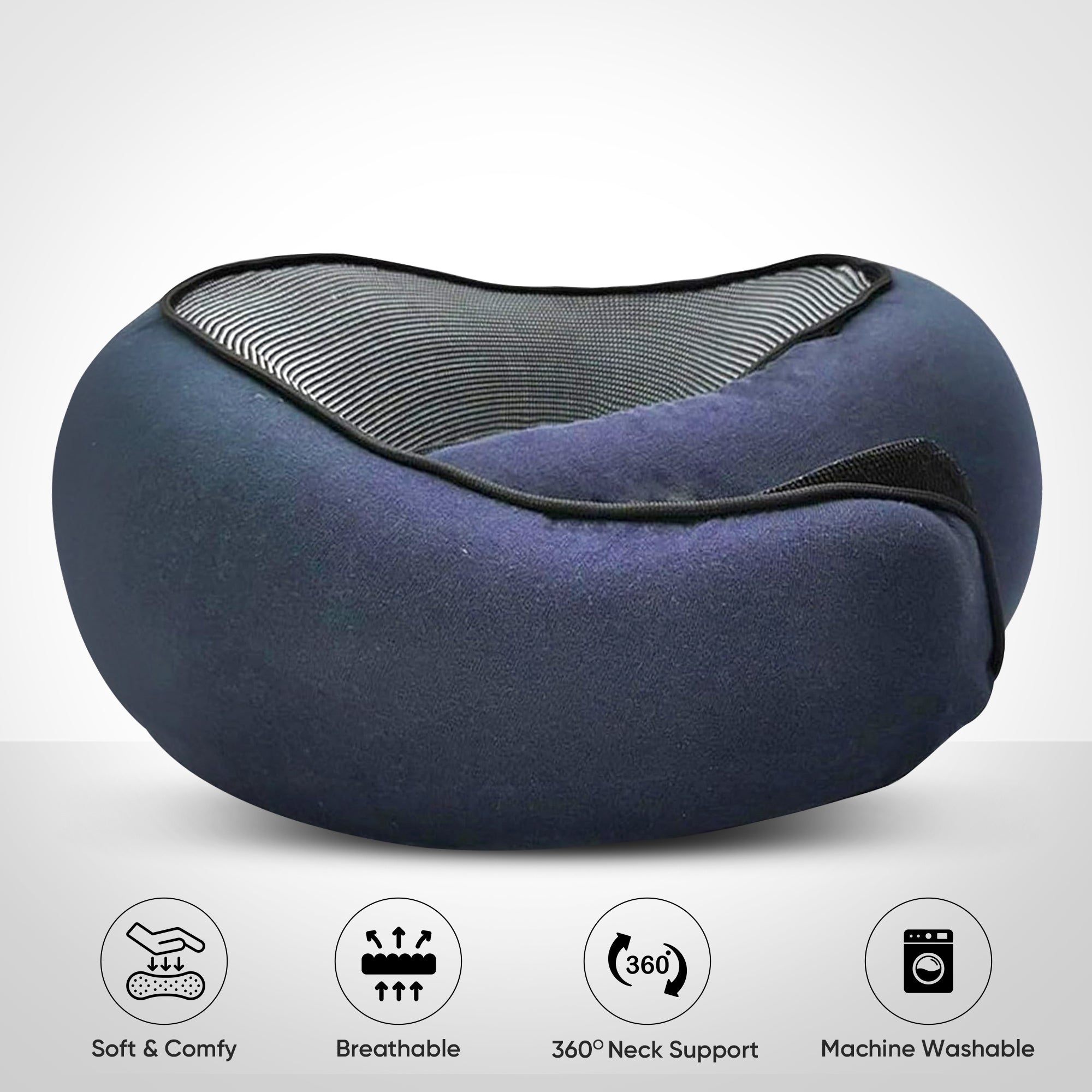 Oreiller de voyage pour le cou - Confortable et offrant un soutien complet - 1 acheté, 1 offert 5