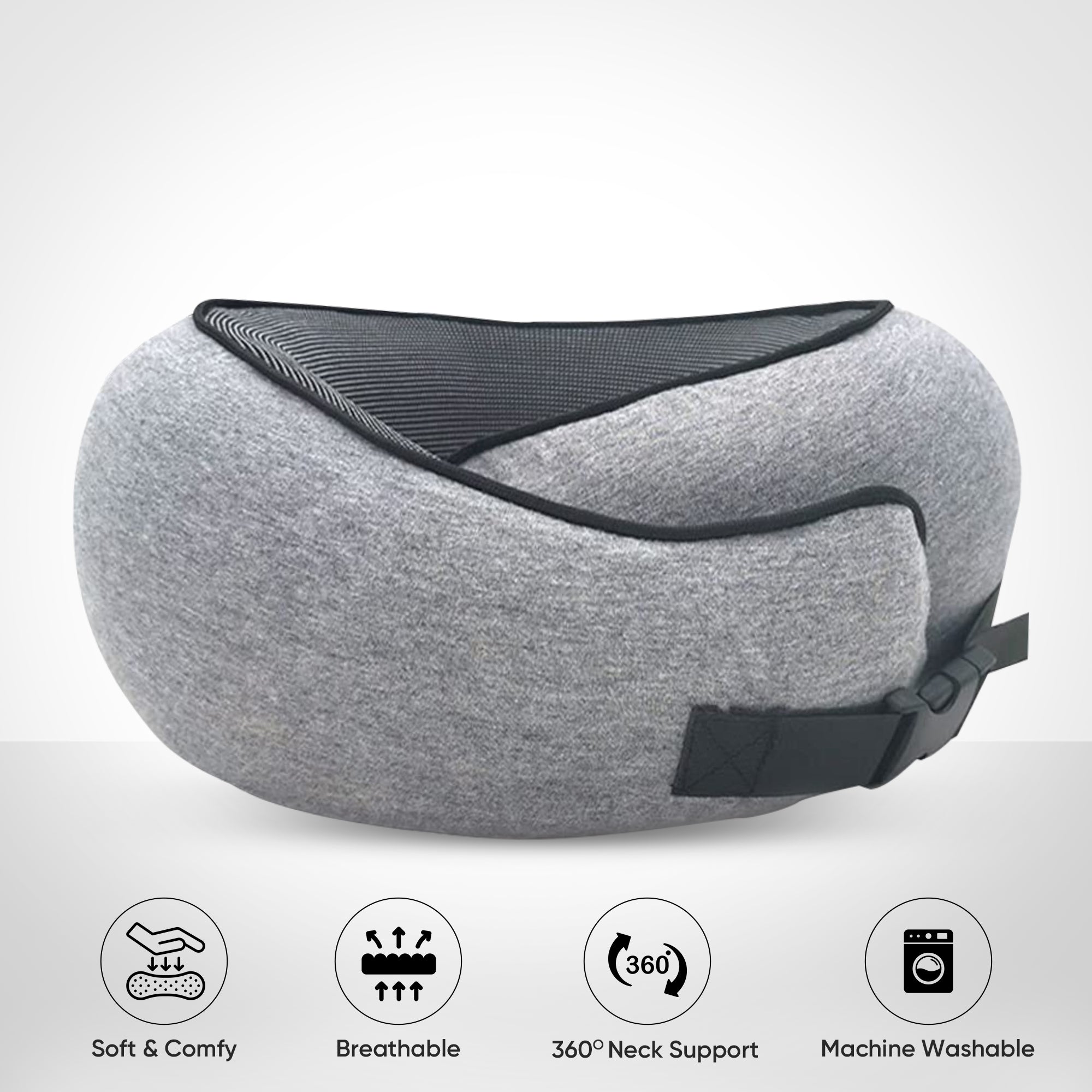 Oreiller de voyage pour le cou - Confortable et offrant un soutien complet - 1 acheté, 1 offert 6