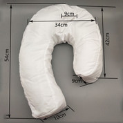 Oreiller latéral latéral orthopédique avec trou d'oreille 4