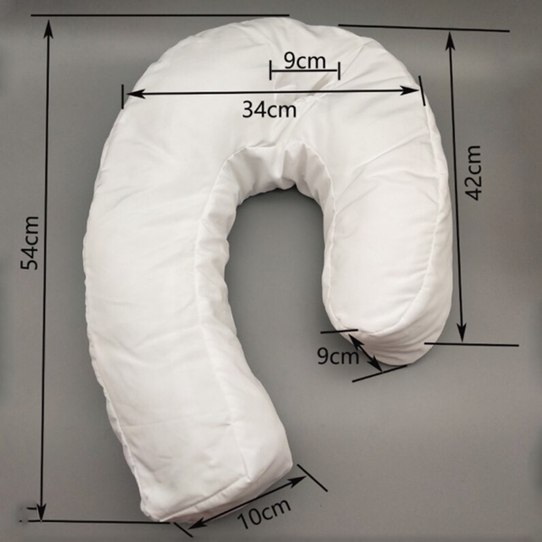 Oreiller latéral latéral orthopédique avec trou d'oreille 4