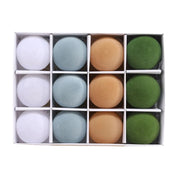 Ornements en velours | Boules de Noël floquées pour une décoration élégante 0