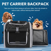 Panier extensible pour animaux de compagnie à vélo 4