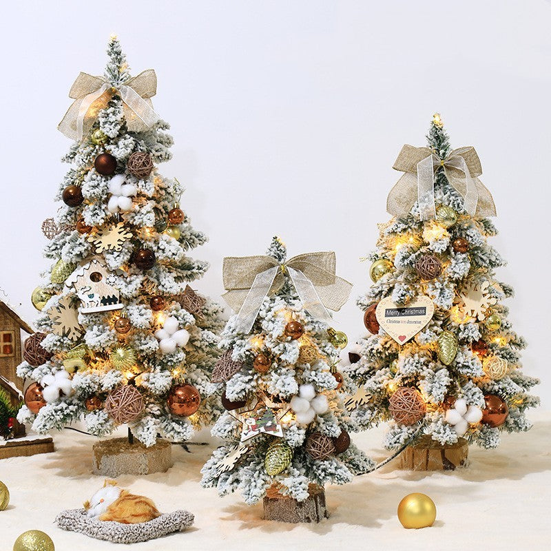 Petites décorations de Noël pointues en PVC floqué 2