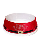 Pied de sapin de Noël, ceinture décorative en velours, jupe de sapin 4
