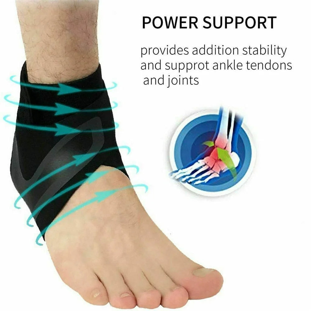 Plantar Ankle x Wrap Brace Support Support Compression Sleeve 3
