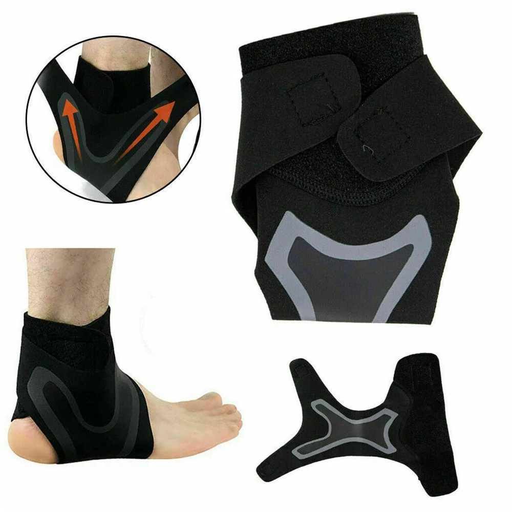 Plantar Ankle x Wrap Brace Support Support Compression Sleeve 5