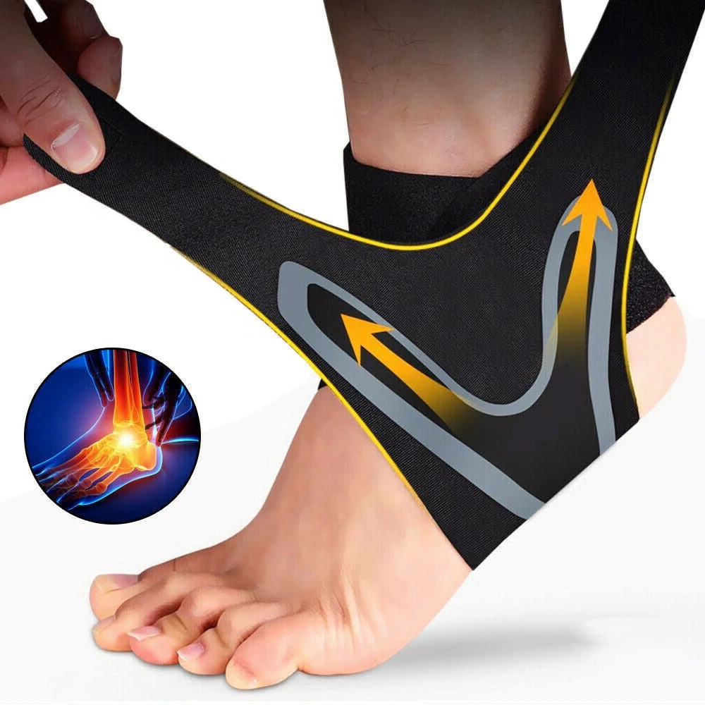 Plantar Ankle x Wrap Brace Support Support Compression Sleeve 6
