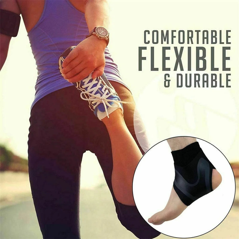 Plantar Ankle x Wrap Brace Support Support Compression Sleeve 7