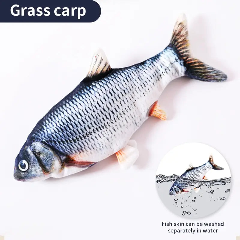 Poisson interactif pour chat rechargeable par USB 0