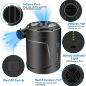 Pompe à air électro-air sans fil rechargeable - USB Light 5