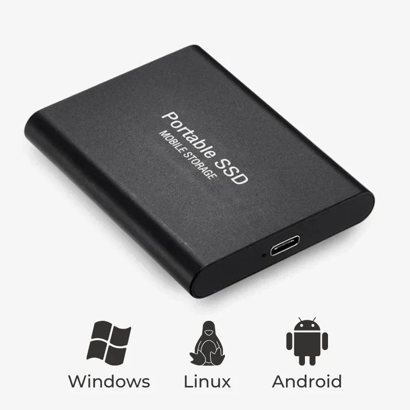 Portable 2 TB SSD externe - Ultra Fast SSD Drive externe avec USB 3.1 pour un stockage de données sécurisé 4