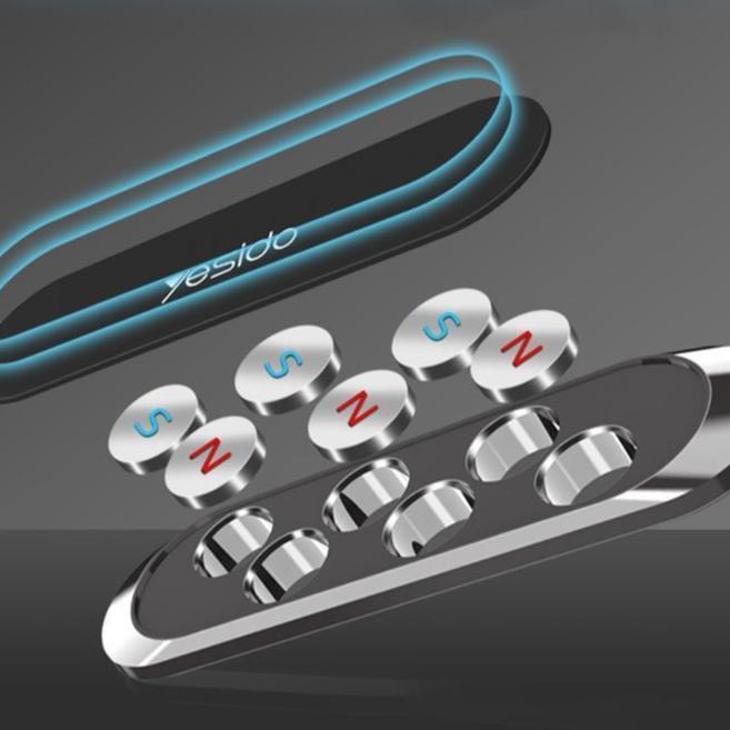 Porte-automobile magnétique avec installation sans outil et porte-téléphone mobile à poignée solide pour le support de ventilation 2